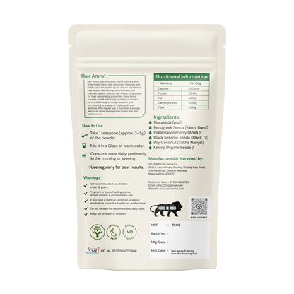 Hair Amrut – Herbal Superfood Powder for Hair Strength & Daily Wellness